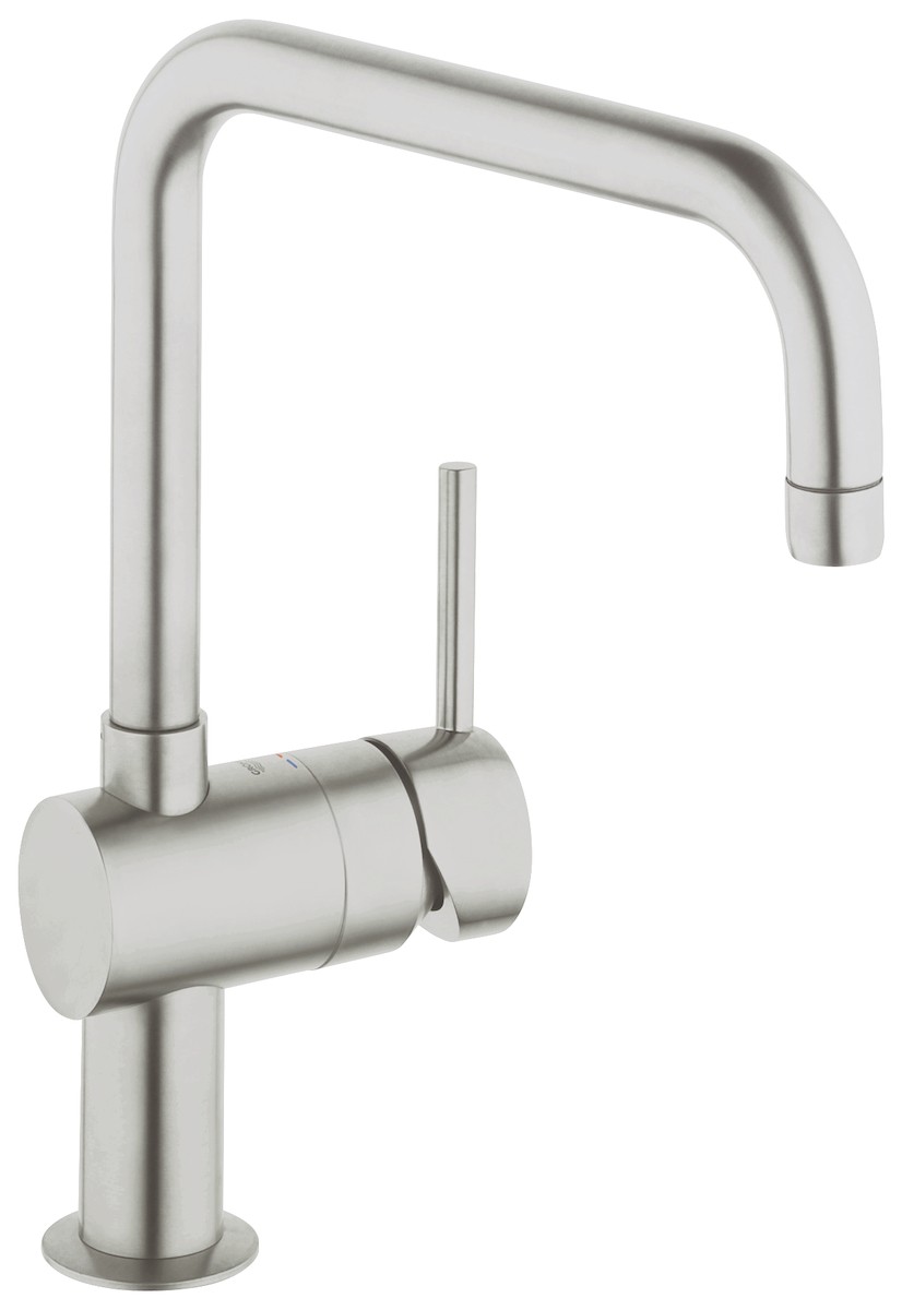 Dřezová baterie Grohe Minta s otočným raménkem supersteel 32488DC0 Grohe