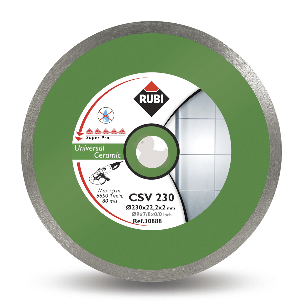 Diamantový kotouč Rubi kontinuální 125 mm CSV 125 Superpro R30883 Rubi