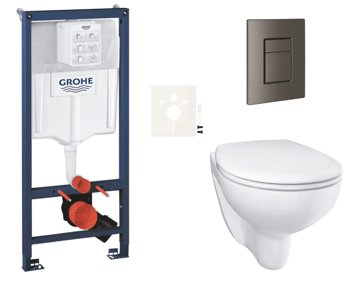 Závěsný wc set do lehkých stěn / předstěnová montáž Grohe Bau Ceramic SIKOGRSBAUSCAL0 NO BRAND