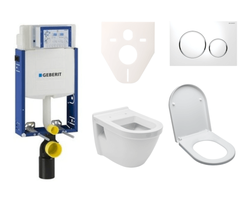 Cenově zvýhodněný závěsný WC set Geberit k zazdění + WC VitrA Integra vč. sedátka SIKOGE2V4 VitrA