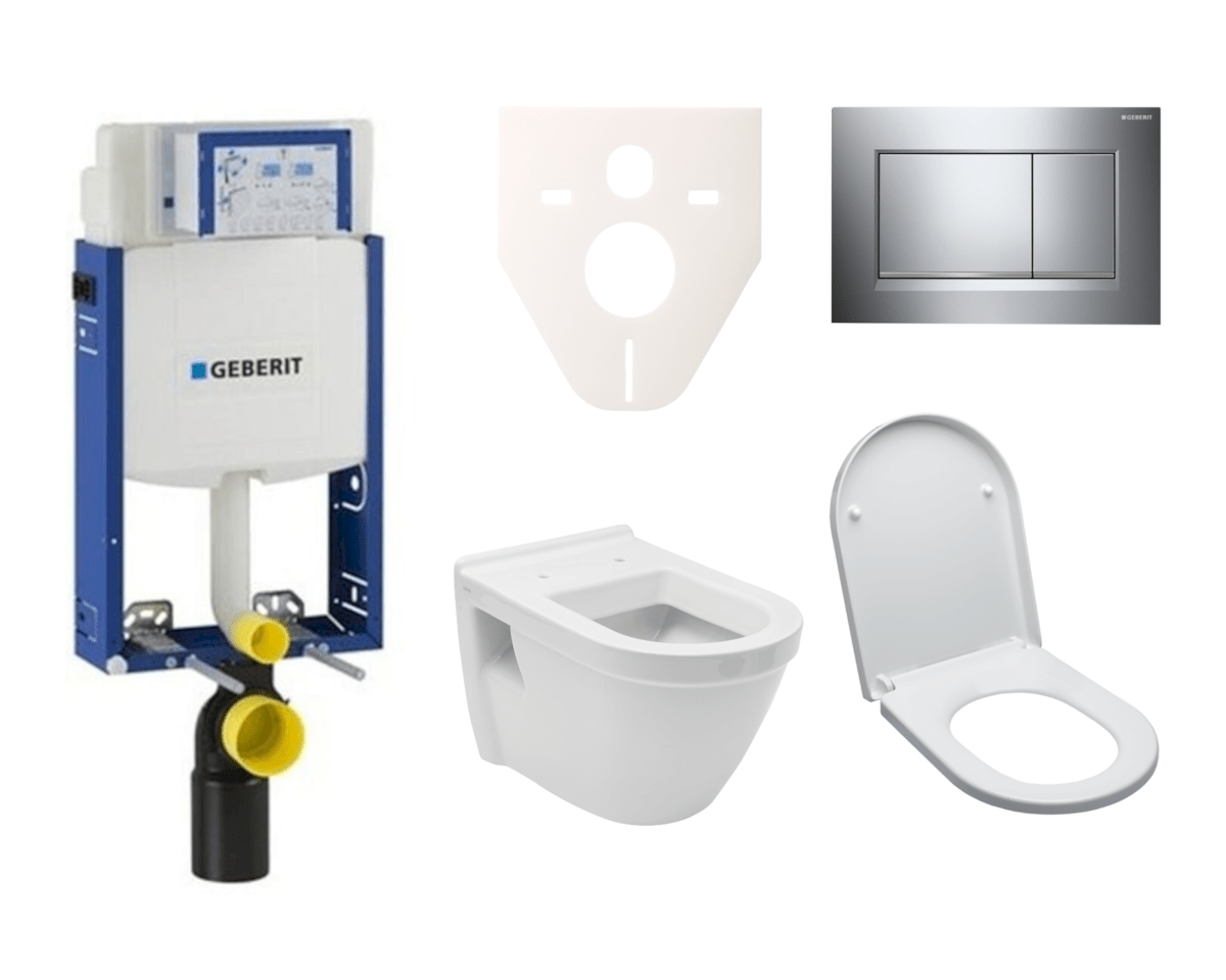 Cenově zvýhodněný závěsný WC set Geberit k zazdění + WC VitrA Integra vč. sedátka SIKOGE2V6 VitrA