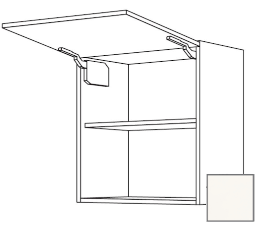 Kuchyňská skříňka horní Naturel Erika24 výklopná 60x72x35 cm bílá lesk 450.WM601 Naturel