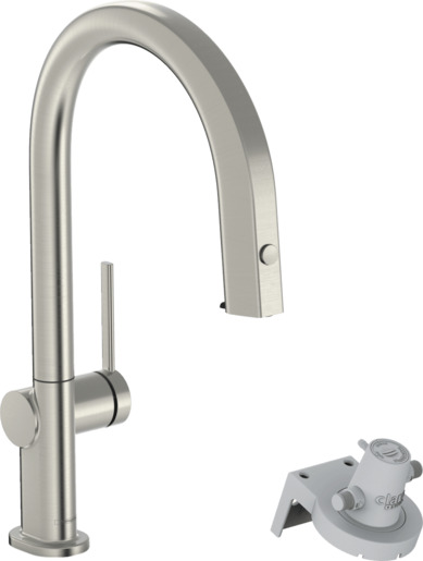 Dřezová baterie Hansgrohe Aqittura bez výpusti nerez 76826800 Hansgrohe