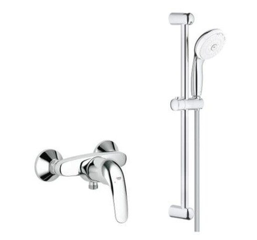 Cenově zvýhodněný Grohe set pákové baterie Euroeco 32740000 se sprchovým setem 27794001 Grohe