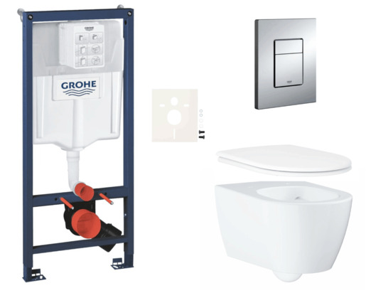 Závěsný wc set do lehkých stěn / předstěnová montáž Grohe Essence SIKOGRSESE Grohe