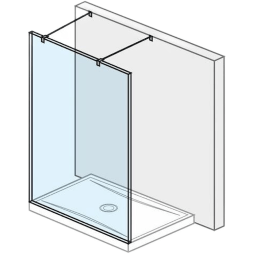 Jika Pure sprchová zástěna walk-in 140 cm h2674220026681 6742.2.002.668.1 Jika