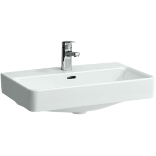 Laufen Pro S umyvadlo 60x38 cm otvor pro baterii uprostřed h8189590001041 1895.9.000.104.1 Laufen