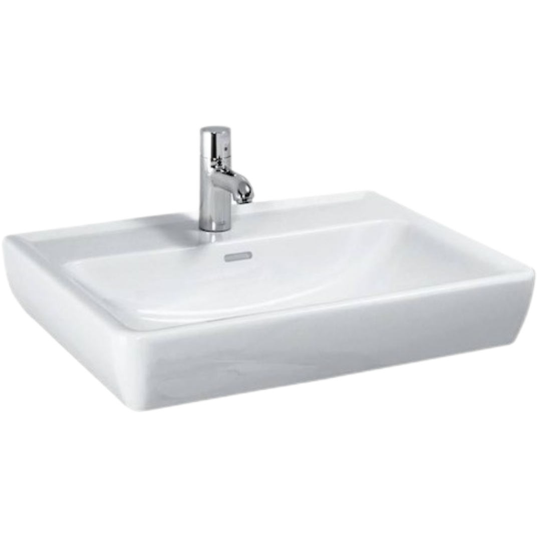 Laufen Laufen Pro umyvadlo 55x48 cm otvor pro baterii uprostřed h8189514001041 1895.1.400.104.1 Laufen